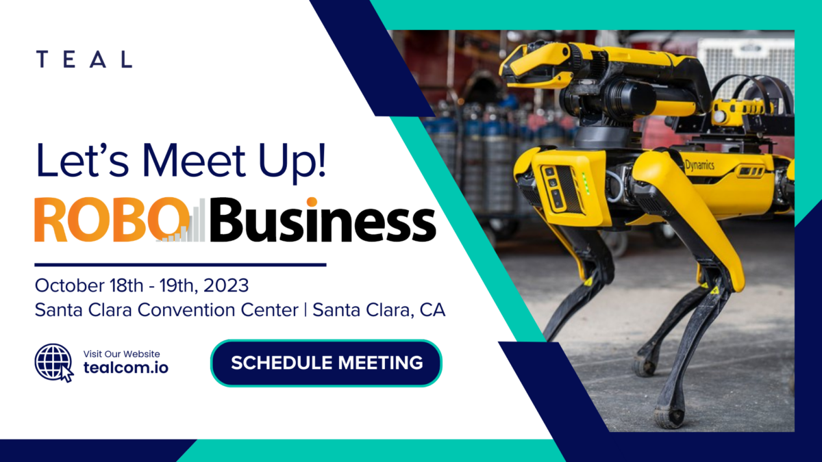 Join TEAL At RoboBusiness 2023: Discover The Power Of ESIM Technology ...